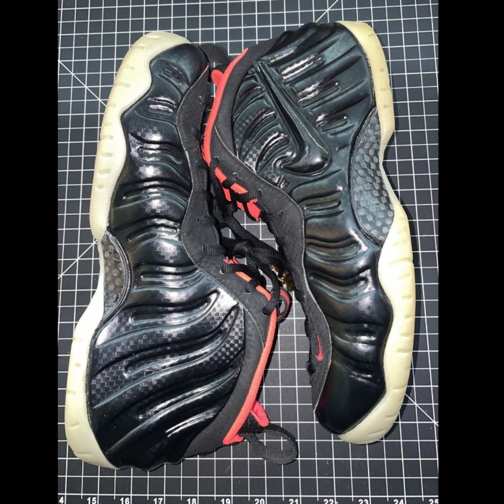 Nike Air Foamposite Pro PRM “Laser Crimson”/“Yeezy” sz9.5 - Picture 3 of 7